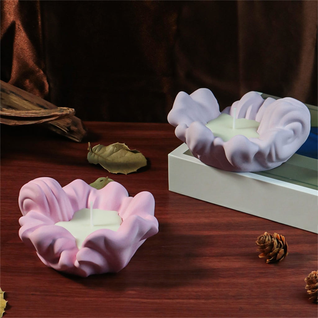 Aurgiarme Flexible Sturdy Silicone Molds Fashion Accessory for Making Unique Shaped Candle and Home Decorations
