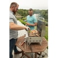 thumbnail image 3 of Cuisinart Chef's Style Tabletop Portable Propane Gas Grill, 20,000 BTU Stainless Steel 2-Burner Outdoor BBQ Grill, 3 of 7