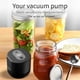 thumbnail image 3 of Kit de Sellador al vacío SHUYMXG tarros de albañil eléctrico automático inalámbrico, 3 of 5