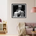 thumbnail image 3 of Historic Framed Print, Shoppers reading US Army exclusion order No. 20 directing evacuation of persons of Japanese ancestry, San Francisco, 17-7/8" x 21-7/8", 3 of 9