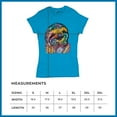 thumbnail image 5 of Tee Hunt Dean Russo Cute Lazy Sloth T-Shirt Funny Wild Life Colorful Women's T-Shirt Tee, Light Blue, Medium, 5 of 5