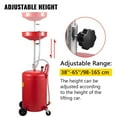 thumbnail image 3 of Waste Oil Drain Tank 20 Gallon - Portable Oil Drainer with Air Operated System, Adjustable Funnel, Pressure Valve - Oil Change & Fuel Transfer, 3 of 10