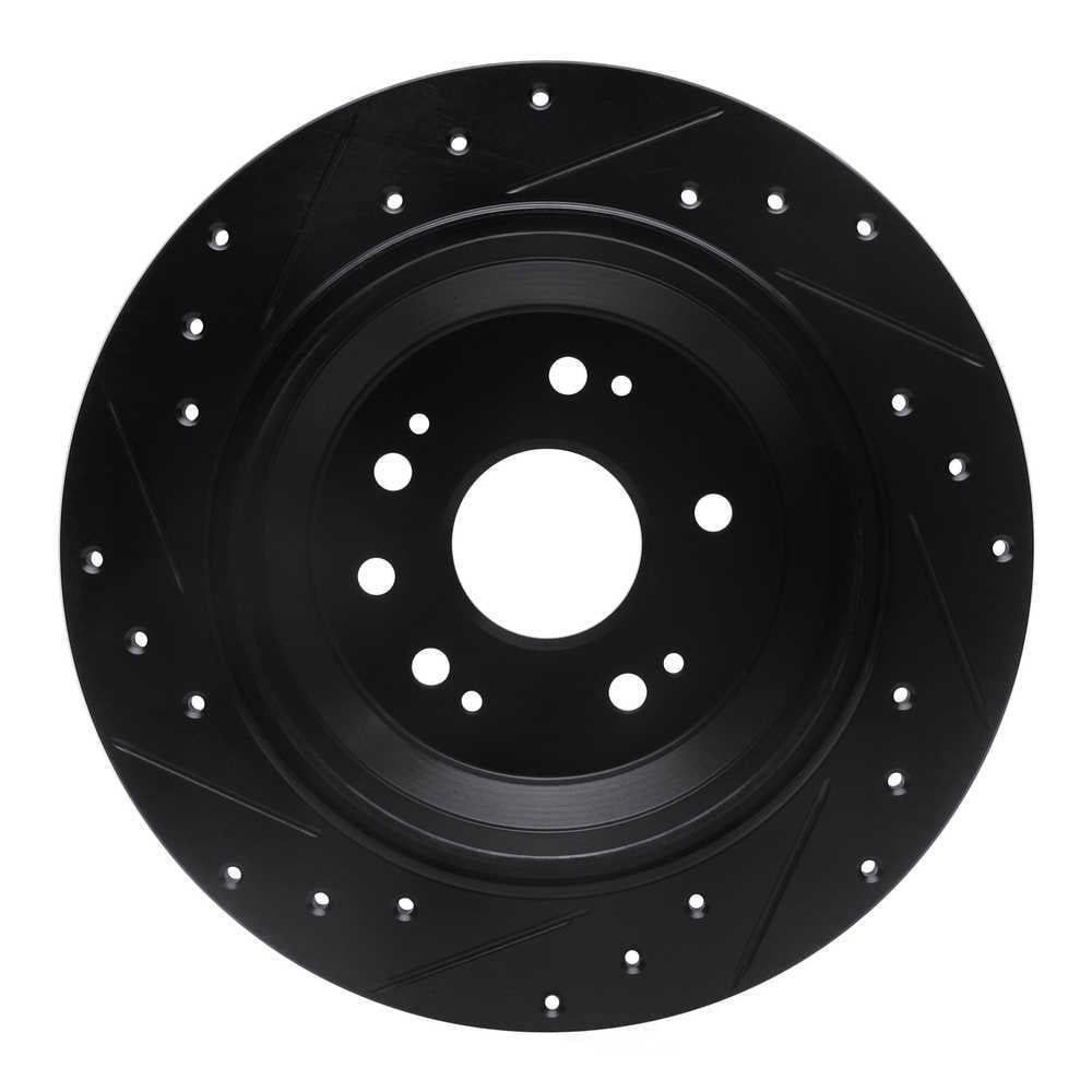 Dynamic Friction Company 633-59033R DFC Brake Rotor - Drilled And Slotted - Black