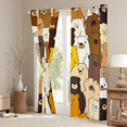 thumbnail image 3 of Castle Fairy Cute Bear Black Out Curtains,Cartoon Animal Curtains Pack of 2 (42x63 Each), 3 of 6