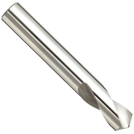 

2321L High Speed Steel NC Spotting Drill Bit Uncoated (Bright) Straight Shank Slow Spiral 120 Degree 1/2 Diameter x 41/64 Length (Pack of 1)