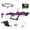 Violet, variant on Teqhome Glow-in-The-Dark Gel Ball Blaster 170-250 FPS 150FT Range 3 Firing Modes 6000 Gellets for Outdoor Backyard Play Ages 14+ (Green)