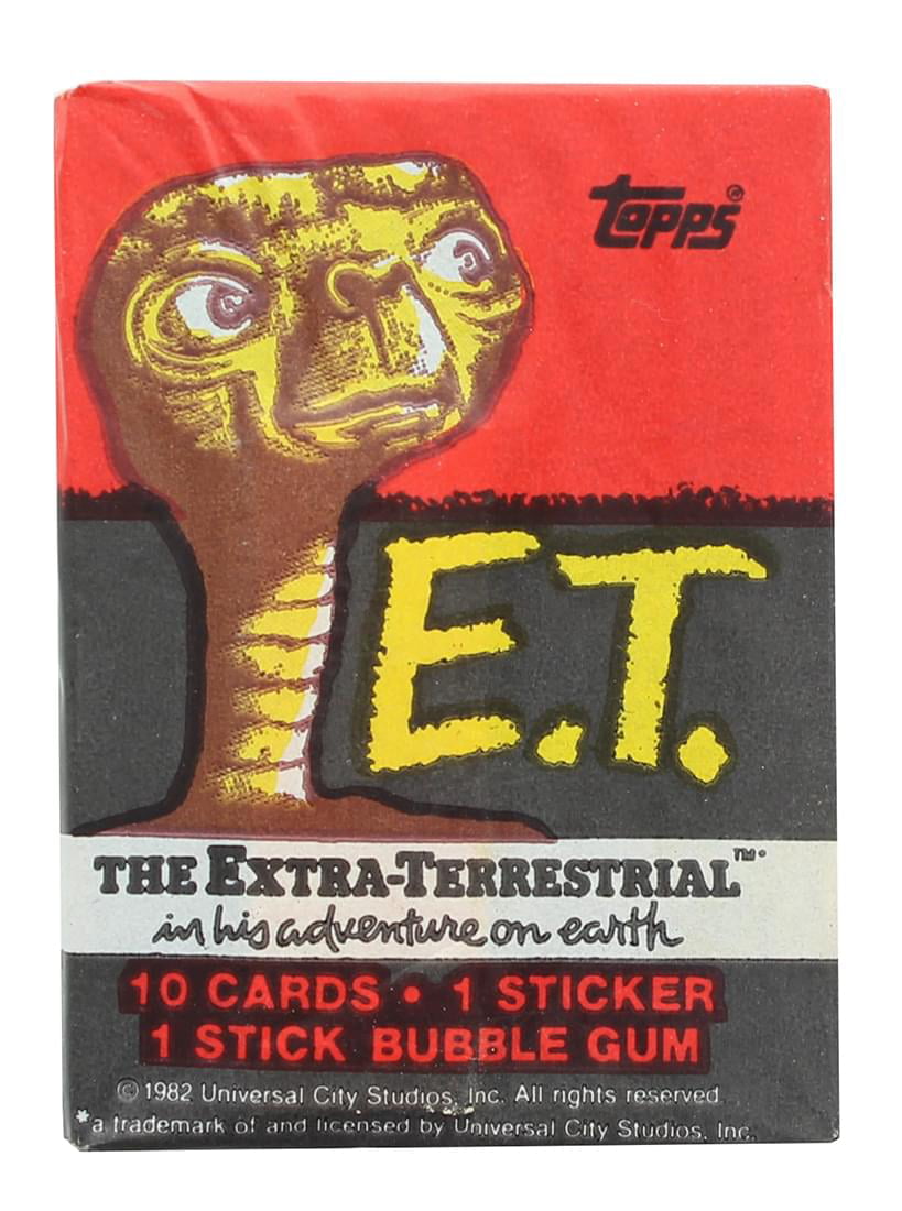 Universal Studios - 1982 The Extra-Terrestrial Sticker Album E.T. Topps 