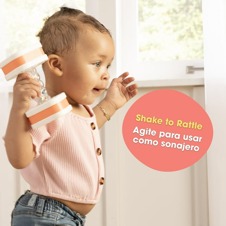 Bebe Fuerte Twist & Shake Dumbbell – Baby Toy for Infants 0
