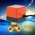 thumbnail image 2 of D Ball ValveG1/2" DN15 Brass 3 Brassballvalve Way Motorized Ball Valve Professionally Tested, 2 of 5