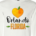thumbnail image 4 of Inktastic Orlando Florida Orange in Heart Long Sleeve T-Shirt, 4 of 5