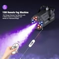 thumbnail image 5 of Fog Smoke Machine with 18 RGB LED Lights, 300ml Tank, Fast Warm-Up, Multiple Effects, 500W, for Halloween, Parties, DJ Stage, Weddings Indoor Outdoor$$Sound & Recording, 5 of 8