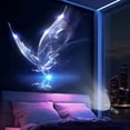 thumbnail image 4 of USB-Powered Galaxy Butterfly Projector Night Light, 10 Slides Starry Sky Ceiling Projector, Portable Rotating Ambiance Lamp for Bedroom, Gaming Room, Party Decor, Gift for Kids & Adults, 4 of 9