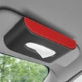 thumbnail image 3 of Tissue Box Car Tissue Holder Large Capacity Wear Resistant Simple Installation Auto Car Visor Tissue Holder Paper Dispenser Box Car Tissue Box, 3 of 8