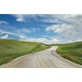 thumbnail image 2 of Majchrowicz, Alan 14x11 Gold Ornate Wood Framed with Double Matting Museum Art Print Titled - Gravel Road Near Choteau Montana I, 2 of 4