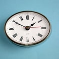 GHYJPAJK Classic Clock Crafts Quartz Round Clock Insert Numera Movement