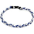 thumbnail image 1 of OOIN Package of 12 Baseball Titanium Necklaces for Boys Tornado Braided Rope Necklace, 1 of 1