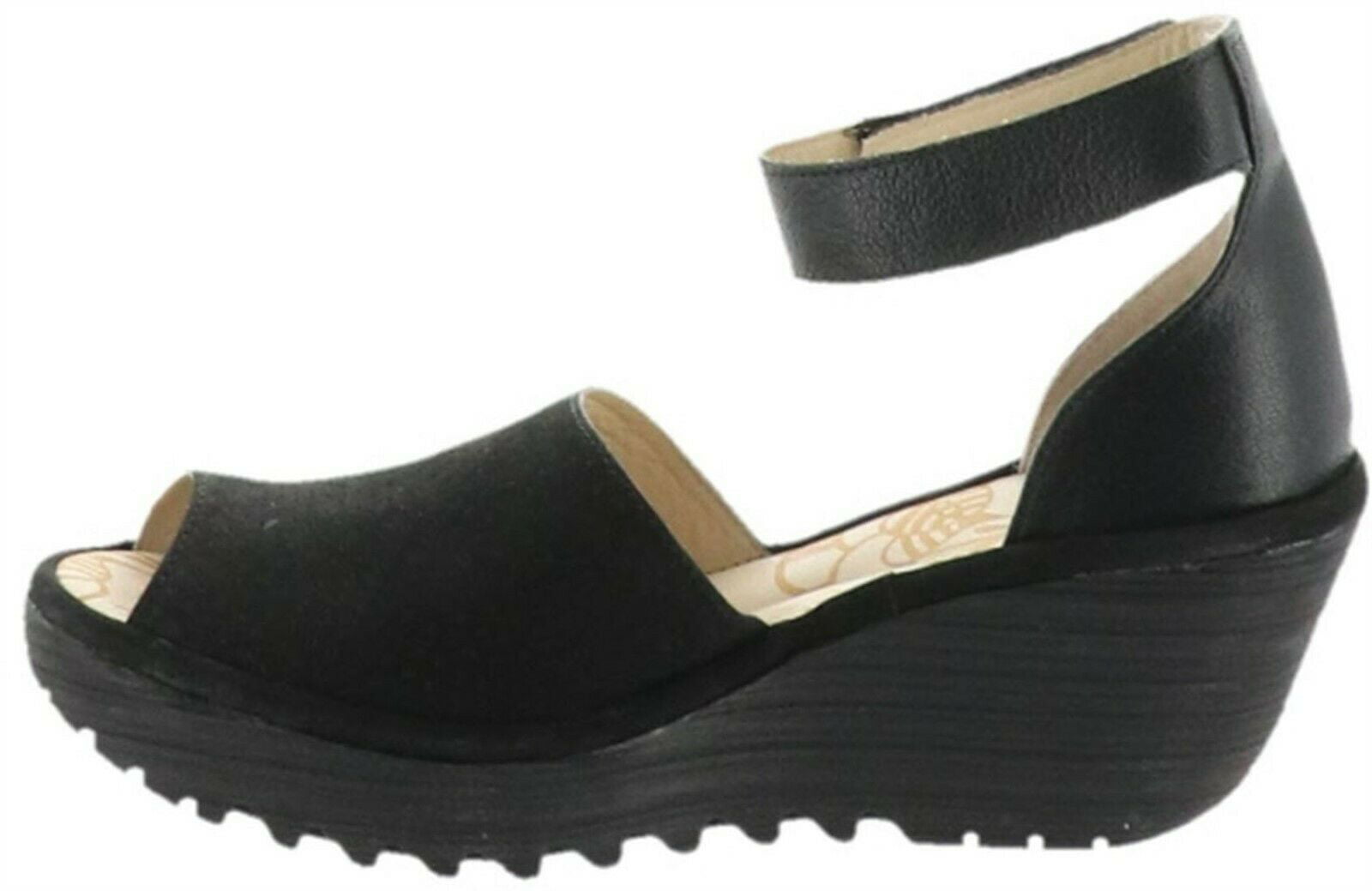 FLY LONDON WOMEN'S HOOK AND LOOP CLOSURE LEATHER SANDAL ALL COLORS LYKA350FLY