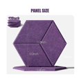 thumbnail image 4 of Panel acústico autoadhesivo 12 piezas yuxing hexagonal morado aislamiento acústico, 4 of 5