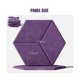thumbnail image 4 of Panel acústico autoadhesivo 12 piezas yuxing hexagonal morado aislamiento acústico, 4 of 5