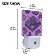 thumbnail image 4 of Funny Cat and Game Console Night Light 2 Pack LED Nightlight Plug into Wall Dusk to Dawn Sensor Soft White, 4 of 7