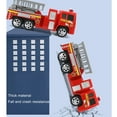 thumbnail image 4 of KEINXS red Large inertial fire truck children‘s toy fire rescue vehicle model Christmas for boys 3-6 years gift, 4 of 19