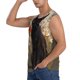 thumbnail image 3 of Fotbe Black Cat in Wildflowers Men's Camiseta sin Mangas Estampada para Hombres, Playera Casual para Gimnasio, Entrenamiento, Playa-Small, 3 of 7