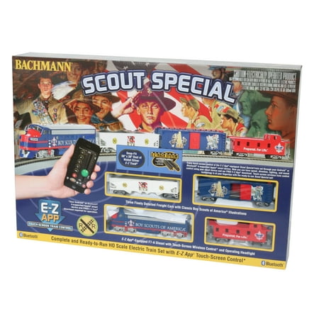 Bachmann Trains HO Scale Scout Special Boy Scouts Of America E-Z App Smart Phone Controled Electric Train (America's Best Model Trains)