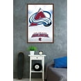 thumbnail image 2 of NHL Colorado Avalanche - Logo 17 Wall Poster, 22.375" x 34", Framed, 2 of 2