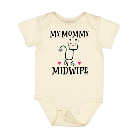 Inktastic Midwife Mom Baby Girls Baby Bodysuit