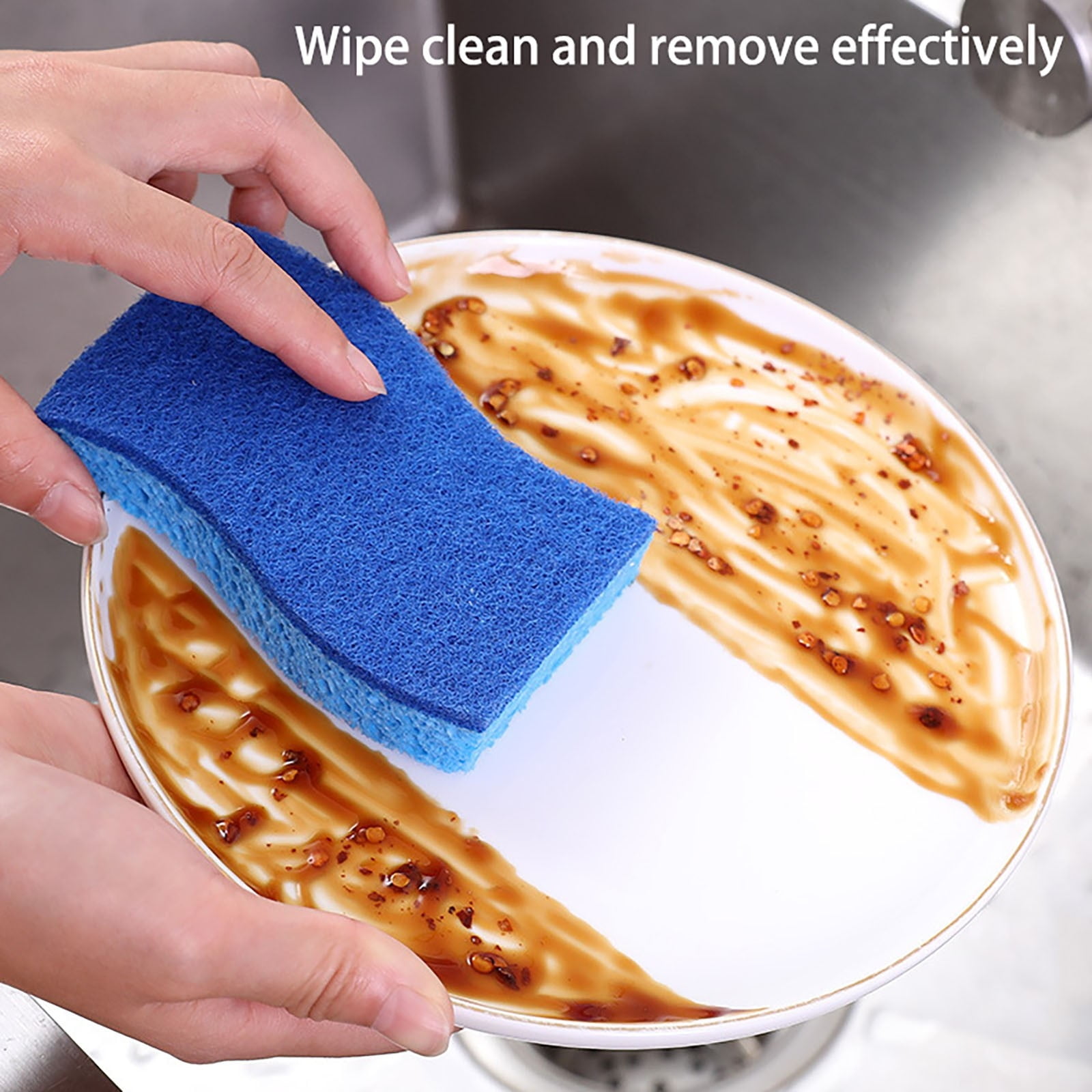 CleanFreak® Scrubex® Handheld Blue Dish Washing Scrub Sponges