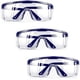 thumbnail image 1 of Gafas de seguridad, 3 piezas Gafas protectoras antivaho Marcos azules Gafas de protección UV para niños adultos con PC y lentes más gruesas para actividades al aire libre,, 1 of 4