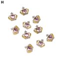 thumbnail image 2 of dianhelloya 10Pcs Shiny Love Heart Nail Rhinestones Multicolor Alloy Crown Nail Charms Jewelry Accessories Ornaments DIY Nail Art, 2 of 8