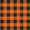 Orange Buffalo Plaid, variant on Arcturus Buffalo Plaid Wool Blanket, 64" x 88", Loom-Woven