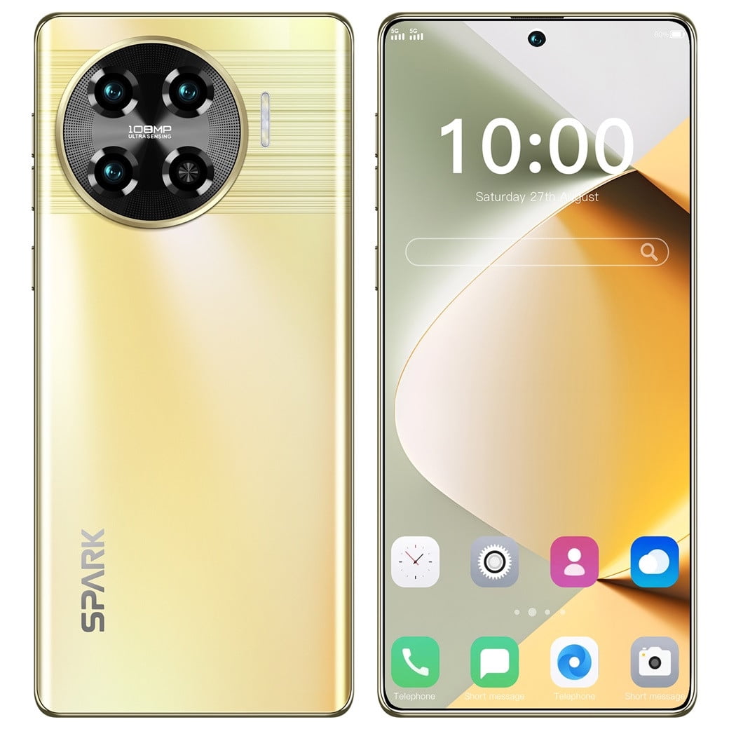 Hmsavn Cell Phone The New Spark 20pro + Android 6.8-inch 4G All Netcom 3 + 64G Smartphone Electronics