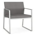 thumbnail image 1 of Fauteuil d'Appoint Surdimensionné Gansett pour Réception / Acier Argenté / Gris Pâle, 1 of 5
