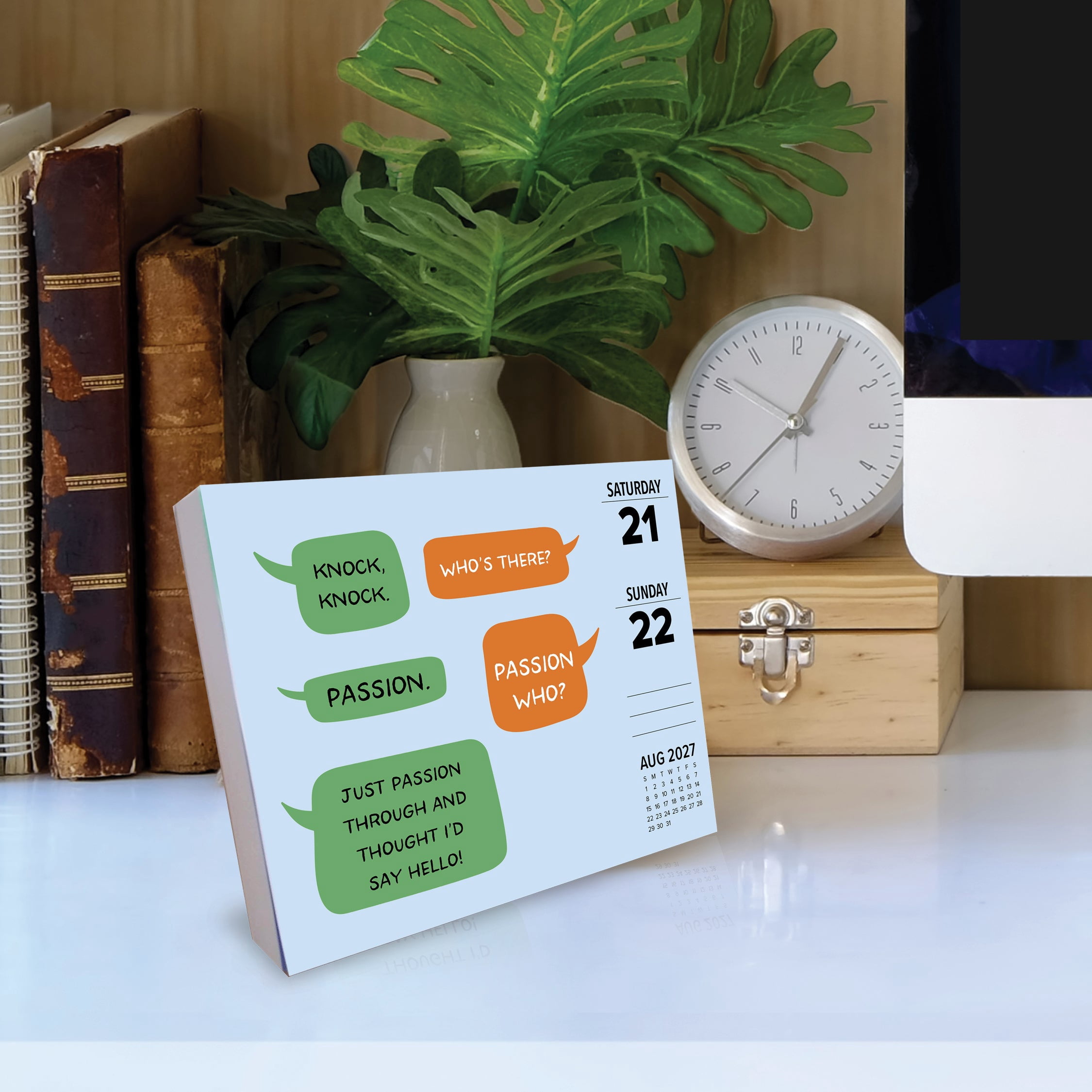 Willow Creek Press, Knock Knock 2027 Box Calendar