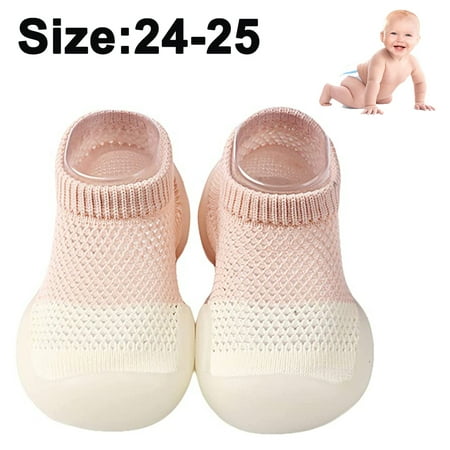 

Walking Shoes Knit Toddler Infant Girls Boys Slip-on Outdoor Sneakers