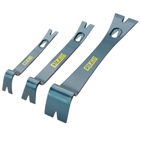 Pry Bar Set Estwing, 3 unidades, extractores de uñas de 5,5 cm, 7,5 cm y 10 cm