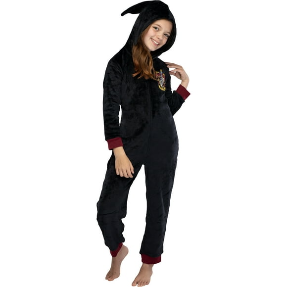 Harry Potter Pyjama une-Pièce à Capuche Unisexe pour Enfants Gryffondor Combinaison (10/12)