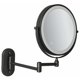 thumbnail image 1 of 8'' USB Rechargeable LED Wall Mirror Magnifying with 1X/5X, Black,, 1 of 5