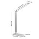 thumbnail image 2 of Protección para los ojos Lámpara de escritorio LED Multifuncional Aluminio plegable táctil Regulable Luz de lectura para estudiantes Enchufe en 3 niveles tholdsy LF0210-01B, 2 of 7