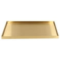thumbnail image 1 of Bandeja dorada de acero inoxidable, bandeja de almacenamiento rectangular de Metal con placa dorada moderna, bandeja para exhibición de joyas, experiencia incomparable, 1 of 8
