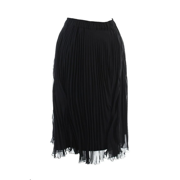 Bar Iii Black Pleated Maxi Skirt  S