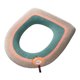 thumbnail image 1 of Alfombrilla de baño cálida y acogedora en forma de O con asa, diseño minimalista, accesorios de baño, 1 of 8