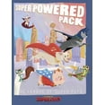 thumbnail image 2 of Boy's DC League of Super-Pets Powered Pack Poster Pull Over Hoodie Navy Blue Heather Medium, 2 of 4