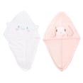 thumbnail image 1 of Toalla para el cabello portátil de secado rápido de microfibra ultra absorbente, estilo manta de baño suave para mujeres, protege contra daños mientras viaja (rana verde), 1 of 5