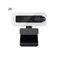 thumbnail image 1 of Computer Webcam Rotatable Wide Compatibility ABS 1080P/2K/4K Desktop Webcam with Microphone for Laptop - 2K, 1 of 5