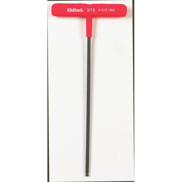 Llave hexagonal con extremo esférico Eklind Power-T con mango en T de 3/16 pulgadas SAE, 1 unidad