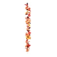 thumbnail image 2 of AUNVITO 68.90 Inch Fall Maple Leaf Pumpkin Garland, Sunflower Berry Season Hanging Vine, Front Door Fireplace Decor For Halloween Thanksgiving, 2 of 6