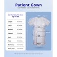 thumbnail image 2 of Batas de hospital Utopia Care, unisex, extralargas, paquete de 4 unidades, 2XL, 2 of 6